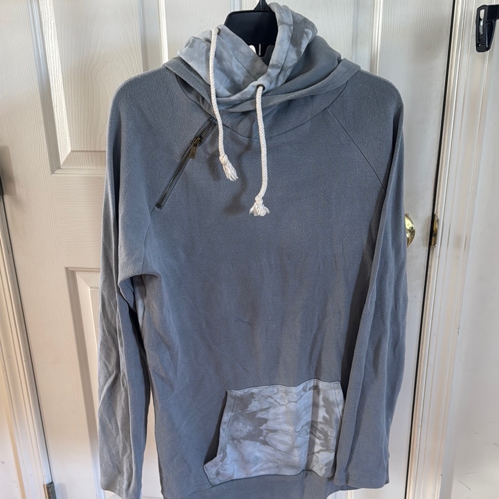 Women’s Boutique Gray double Hoodie Shirt